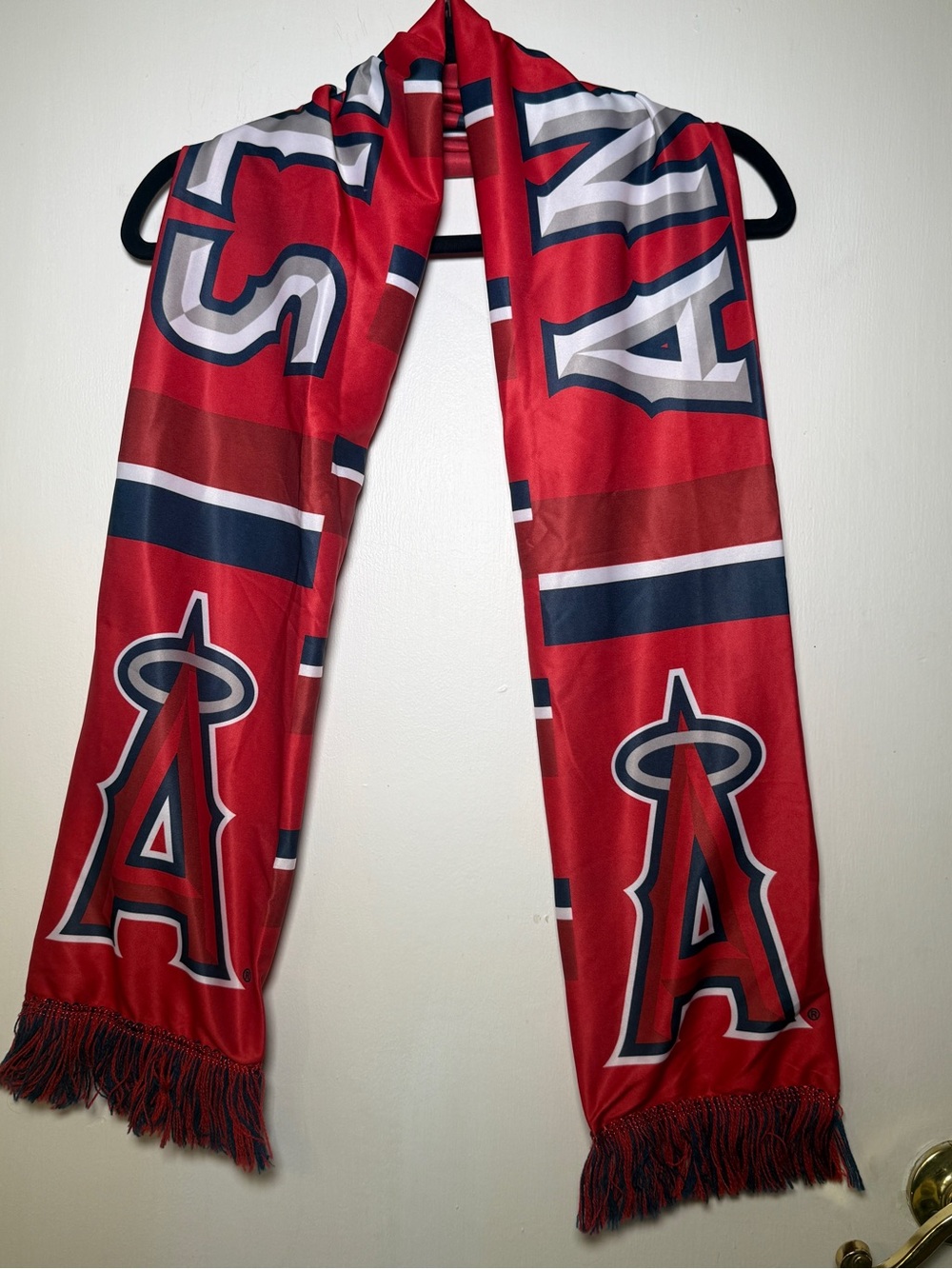 Los Angeles Anaheim Angels Red Logo Scarf MLB Baseball